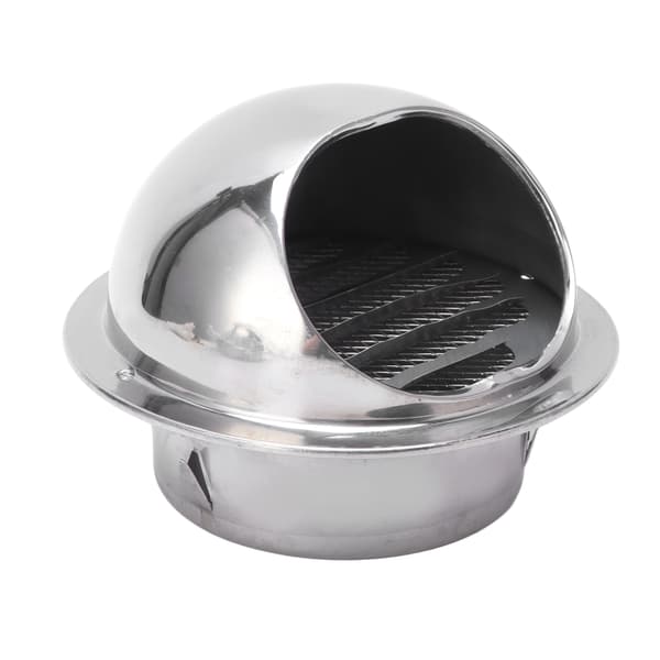 【NX】Ventilationshætte i rustfrit stål Udvendig regntæt vindskærm Ventilationshætte i rustfrit stål Udløbstilbehør 4 tommer