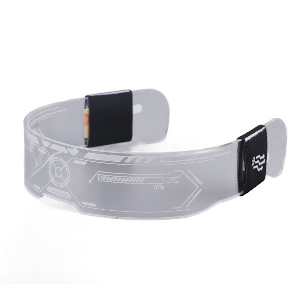 Fargerike LED-briller med 4 blinkende moduser, 7 justerbare farger for Party Bar Music Festival Dobbelkontroll