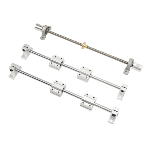 Linear Motion Rod Axel Styraxelstöd SC8UU glidblock KP08 Lagerkudde för 3D-skrivare gravyrmaskin 8 350