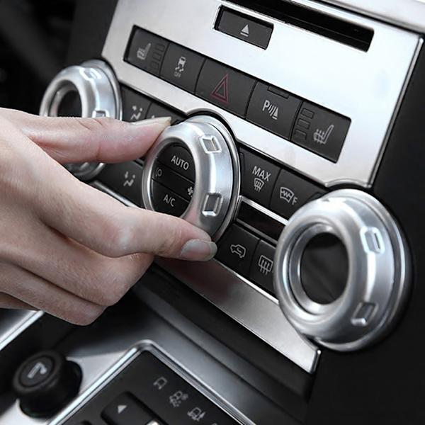 5st Bilvolym & luftkonditioneringsknappar Knappskydd för Land Rover Discovery 4 LR4 0916