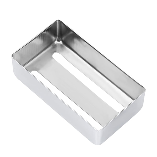 Två spår metall gitarr pickup väska Mässing Humbucker skydd för elgitarrer Silver