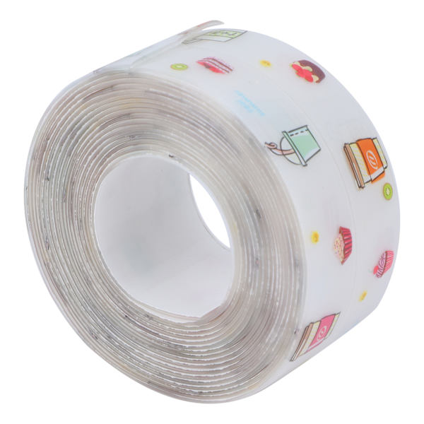 Caulk Strip självhäftande vattentät tejp för kök, badrum Handfat Kantförsegling 38mmx3,2m