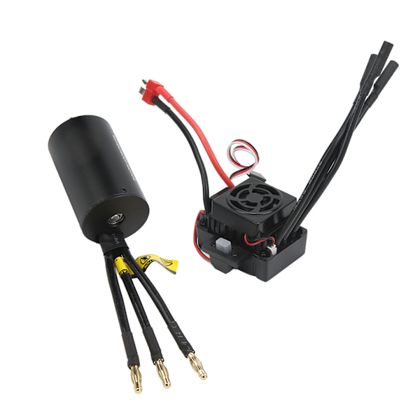 RC Harjaton Moottori 3660 3300KV Korkea Vääntömomentti Vedenkestävä Hyvä Lämpöhajonta Harjaton Moottori 1/10 RC-Autolle