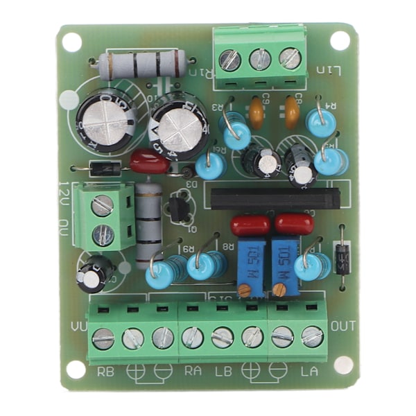 TA7318P DC12V Effektforstærker VU Meter Driver Board DB Lydniveau Måler Drive Power Amplifier Board