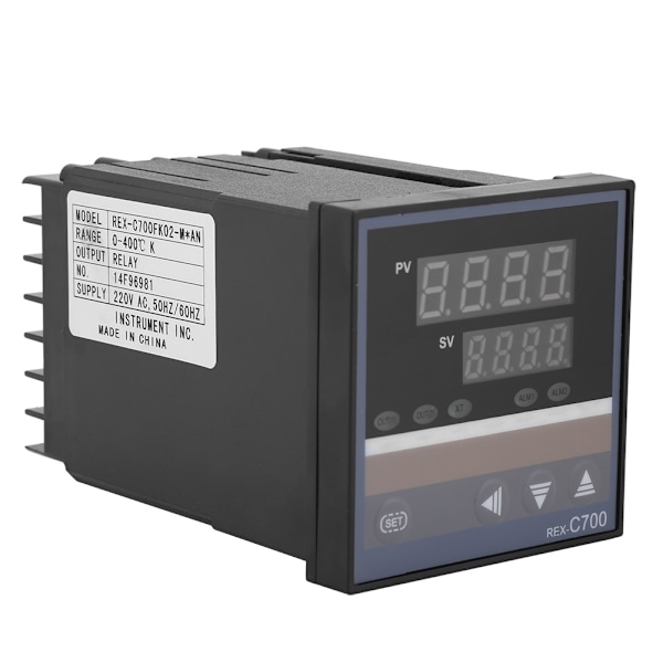 REX-C700 0-400℃ Digitaalinen PID-lämpötilan säädin Termoelement Tulo Relä Ulostulo 220V