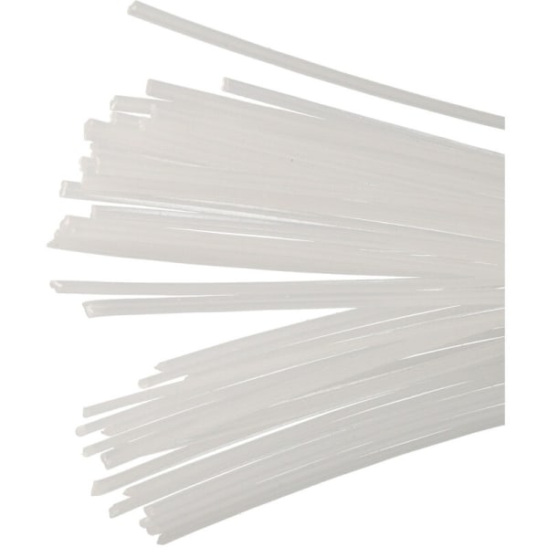 40 st plastsvetsstänger PP svetsstänger för plastsvetspistol/varmluftspistol, modell: vit 18