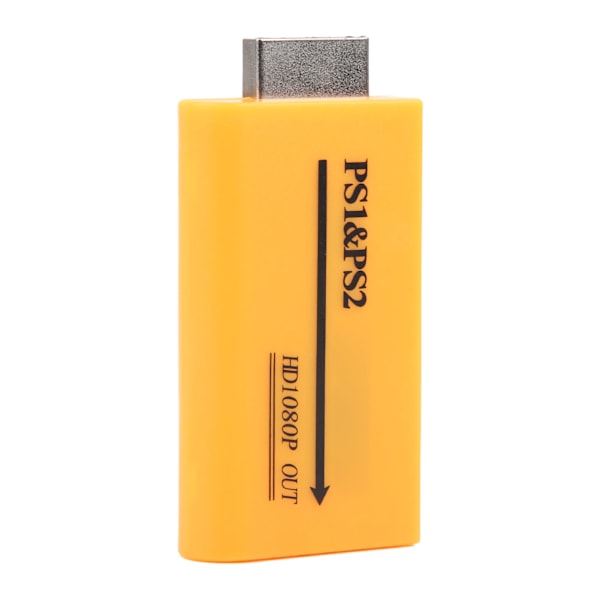 PS1/PS2 til HDMI Videokonverter Adapter Udgang Composite 7x3,5x1,5cm