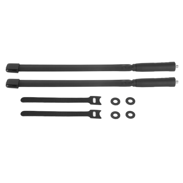 2 kpl Walkie Talkie -antennit SMA Dual Band taitettava antenn naaras 136MHz‑520MHz 2-suuntaiselle radiolle 13 tuumaa (33 cm)