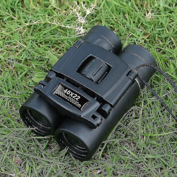 40x22 HD Tehokas kiikarit 2000m pitkän kantaman kokoontaitettava miniteleskooppi Bak4 Fmc-optiikka ulkona metsästykseen