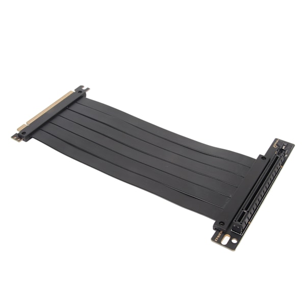 PCIE 3.0 X16 jatkokaapeli, nopea joustava 90 asteen jatkokortti, jatkokaapeli, grafiikkasuorittimen jatkokaapeli, musta, 30 cm / 11,8 tuumaa
