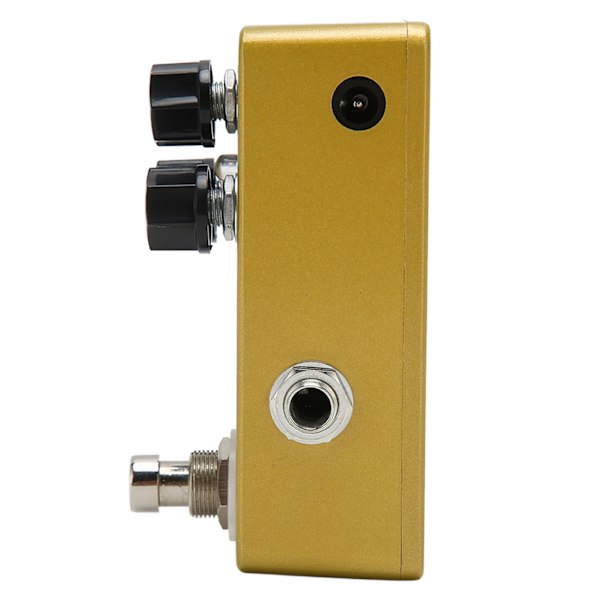 Overdrive Gitarreffekpedal i Aluminiumlegering Gullhest Overdrive Effekpedal med True Bypass for Elektrisk Gitar