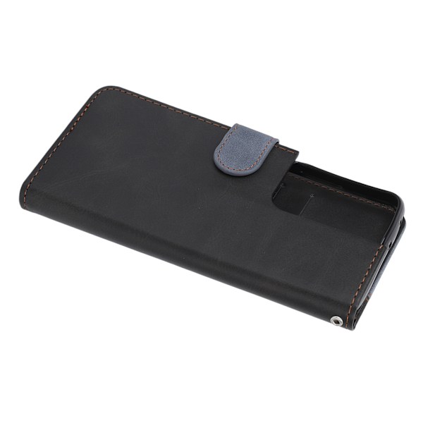 Telefonplånboksfodral Flip Typ Magnetisk PU-läder Telefonplånboksfodral för Samsung Galaxy S21 Ultra Grey