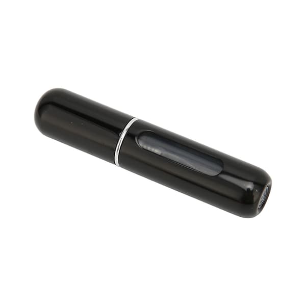 Påfyllningsbar parfym Atomizer Synlig Bärbar Läcksäker Mini Tom Sprayflaska Kompatibel med resor Utgående 5ml Svart