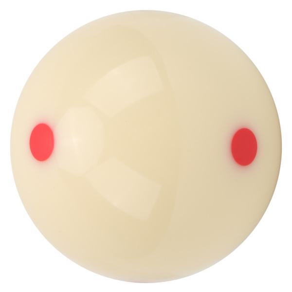 57,2 mm Pool Standard träningsboll DotSpot Övningsköboll Biljardtillbehör (Red Dot)