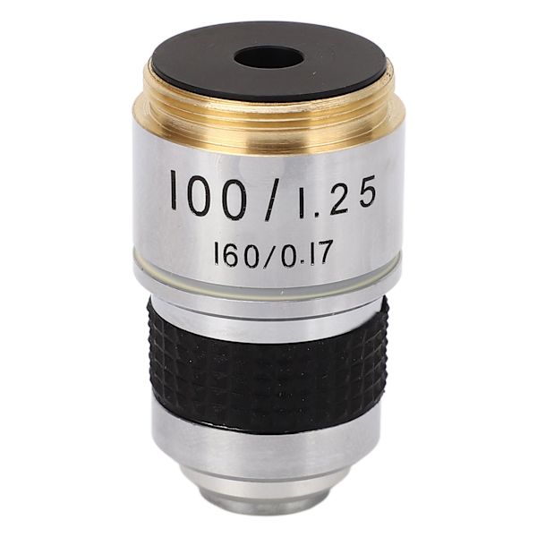 100X Microscope Objective RMS Storlek Fallbeständig Professionell Objektivlinsbyte