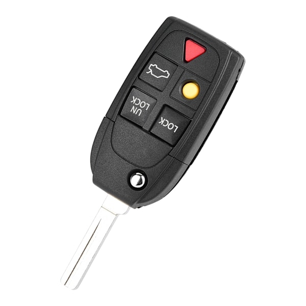 Bilknappfjernkontroll Flip Key Shell Case for Volvo S60 S80 V70 XC70 XC90