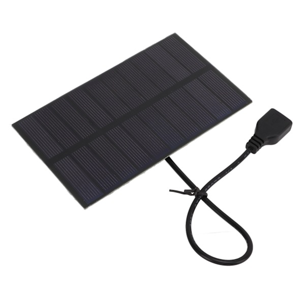 1,5 W 5 V Monokiteellinen Piitä DIY Aurinkopaneeli USB-Liitännällä Joustava Mini Aurinkopaneeli