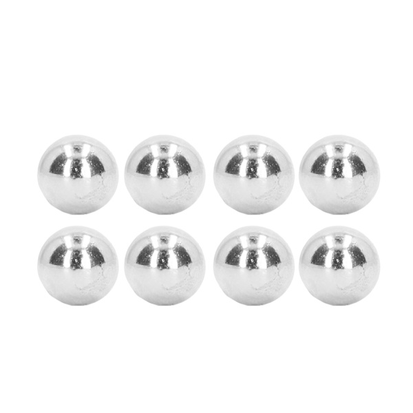10 mm 100 set svampnitar Runt huvud halvcirkel galvaniseringsprocess Legering svampnitar för väskor Skor Silver