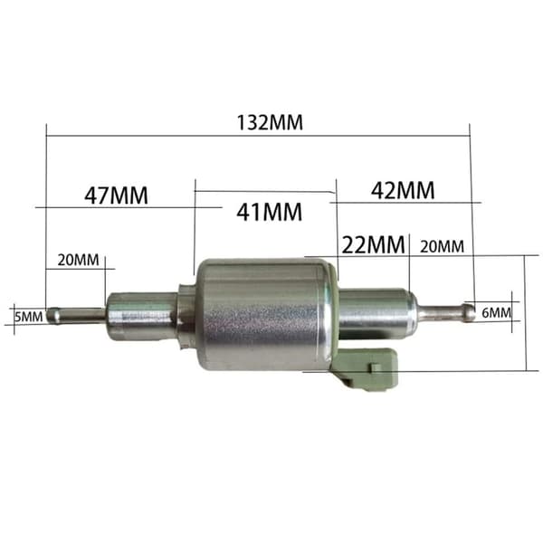 12V Bränslepump Diesel Extra värmepump Diesel Inline elektrisk bränslepump