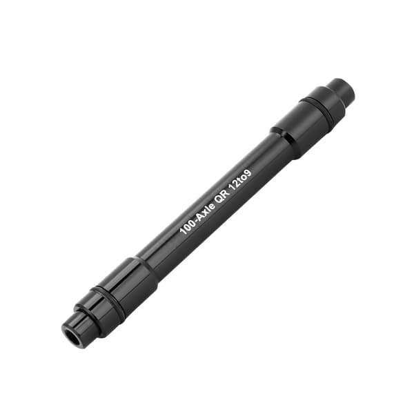 【NX】Cykel Thru Axle Nav Adapter 12mm til 9mm Quick Release Spyd Sort