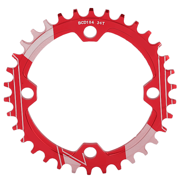 Lebycle 34T Mountainbikekedja Hjul Rostskyddad aluminiumlegering positiv och negativ tand Skivröd