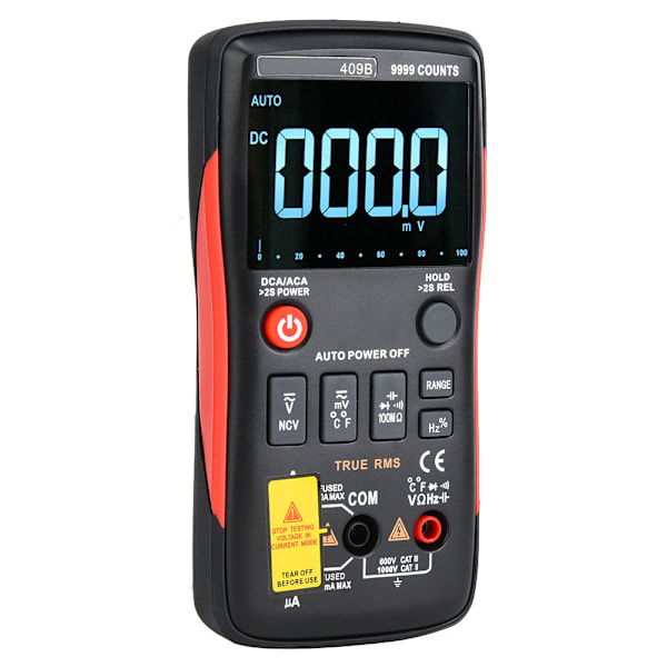 RICHMETERS RM409B True RMS 9999 Tellinger Digitalt Multimeter Testinstrument