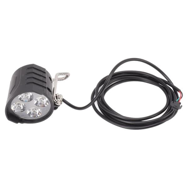 Elektrisk sykkel frontlykt 12W Høy lysstyrke LED frontlys med horn for 36V 48V 52V 60V
