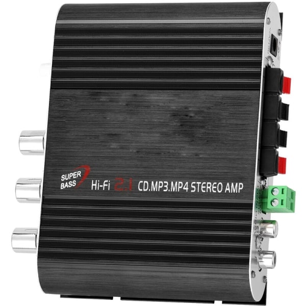 Mini HIFI Audio Stereo Power Amplifier Subwoofer MP3 Bilradio 2 Kanaler Menage Super Bass Lvpin 838, model: 8