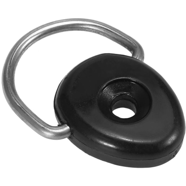 10 stk kajakk ovale D-ringer med skruer Kit Dekkspenne rigging festesett Kanobåt Fiskerigg Tilbehør