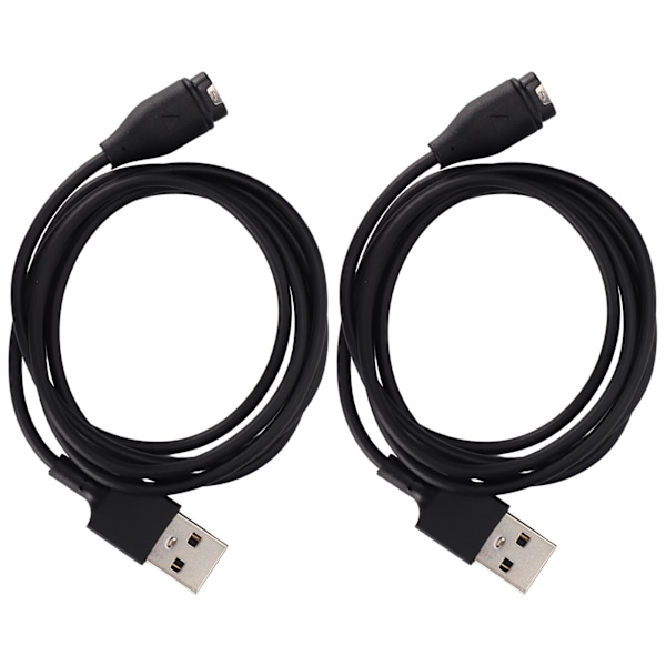 2st laddarkabel kompatibel för Fitbit Fenix ​​6X Smart Watch USB-laddarkabel Adapterbyte