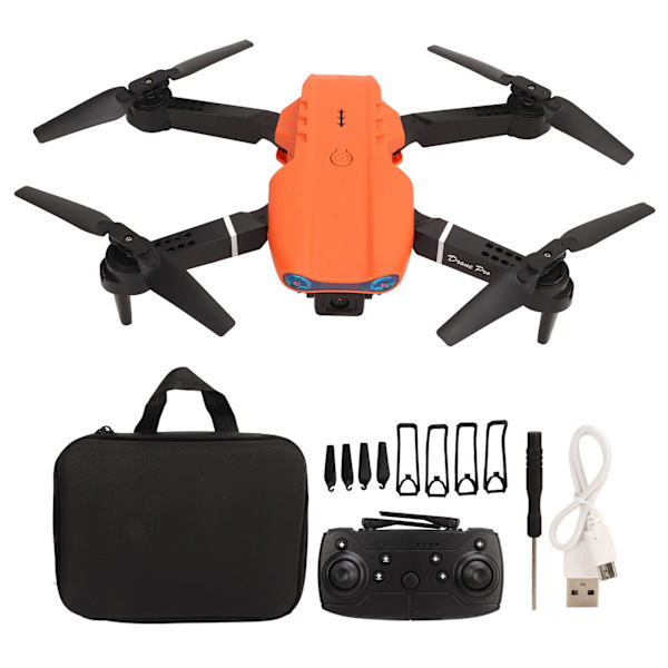E99 Kaksoiskamera 4K HD Antenni-drone Älykäs Esteiden Välttely WiFi Kaukosäädin Lentokone