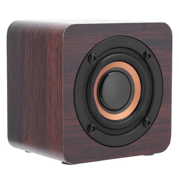 Bärbar Woodiness Bluetooth-högtalare Högtalarlåda Utrustning med Valnötsådring