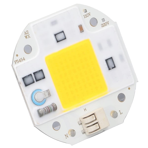 COB Lamp Bead High Power LED Chip Hög Ljusstyrka COB Light Emitter Drive Free för gör-det-själv-belysning 110V50W Varmvit 2800K‑3500K
