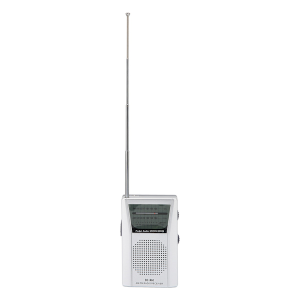 Bärbar AM FM-transistorradio 5W högtalare Batteridriven fickradio för rese-nödhem