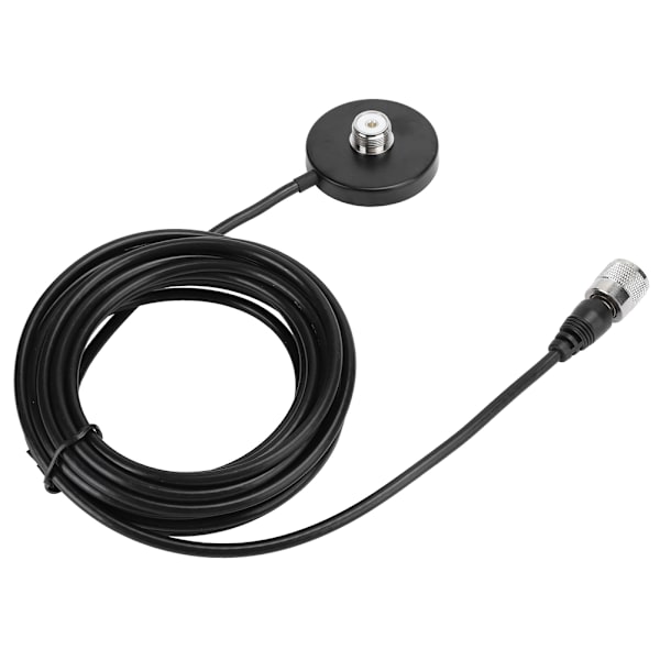 Bilradio Antenne Magnetbase Sugkopp Magnetfeste Base Kabel for bilradio