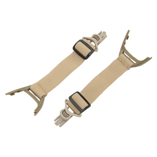 2 stk. Jaktbrillestropp, elastisk, komfortabel jaktbrille elastisk bånd for rask skinne sandfarge