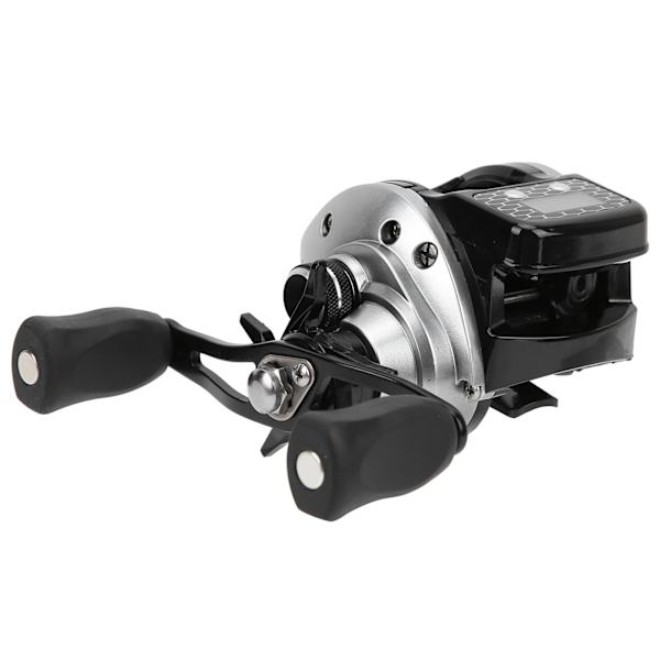 Digital Display Baitcasting Reel 16+1BB 6.3:1 Utväxling Centrifugalbroms Fiskehjul (Silver Dual Arm Right Hand)