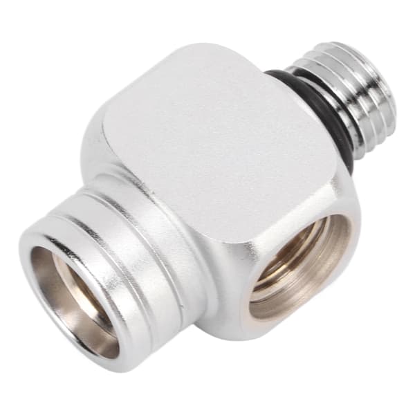 【NX】Mässing förkromad dykning första steget högtrycks 1 till 3 adapter högtrycksenhetsadapter 7/16‑20