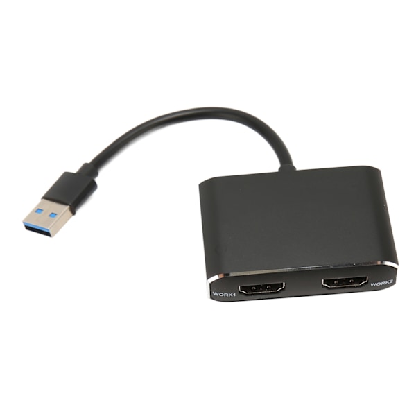 USB 3.0 till Dual HD Multimedia Interface Adapter 1920x1080P 5Gbps USB C Splitter 2 skärmar Utökad skärm för bärbar dator