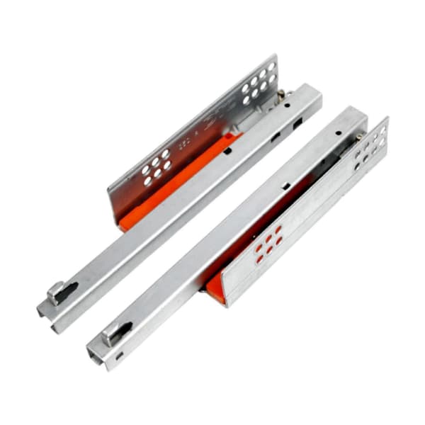 Soft-closing Undermount Drawer Slides Compatible with Cabinets - Metal Hardware with Minimalist Design Length 50cm