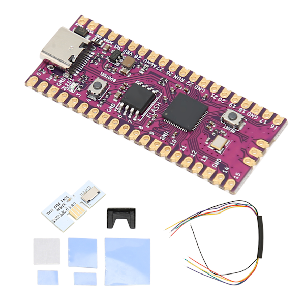 til RasPi Board Dual Core 264KB ARM Cortex M0+processor Fleksibelt mikrokontrollerkort med SD2SP2 SDLoad SDL-adapter Hvid