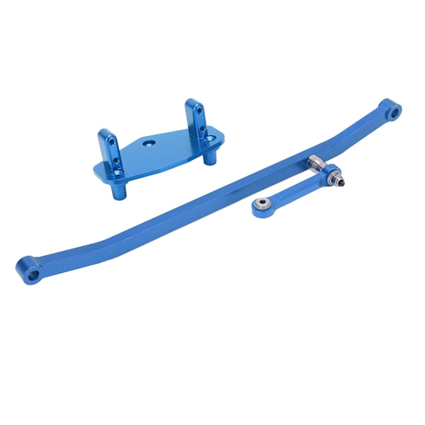 RC Aluminiums Styrearm Tie Rod Servo Mount Base Set for LOSI LMT 4WD Solid Axle 1/8 Monster Truck Blå