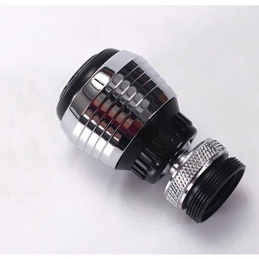 【NX】Vandhane Dyse - 360° Roterende Vandadapter Silver grey silver