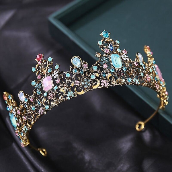Mia Tiara Brude Kronprinsesse Prinsesse Tiara Crystal Queen Pandebånd Fest Fødselsdag