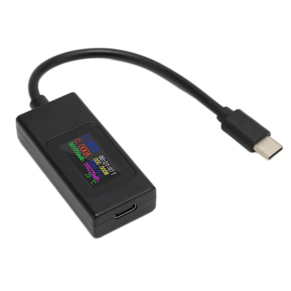 USB-testaaja Ammattimainen Virtajännite Virta-aika Tarkka mittaus Kaksisuuntainen USB C-mittari 4‑30V 0‑6,5A