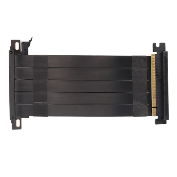 PCIE 4.0 X16 Riser-kaapeli Nopea joustava kaksisuuntainen 180 asteen GPU-jatkokaapeli RTX 4090:lle RX 7900 XT:lle Musta 40 cm / 15,7 tuumaa