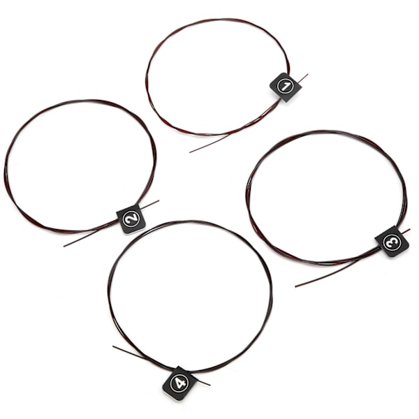 4 stk. fluorcarbon strenge til guitar eller ukulele Universal StringsTX-3