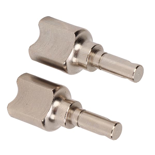 2 stk RC Diff Outdrives Stål Exakt RC Differensialkopper for ARRMA 1/7 1/8 Serie Sølv