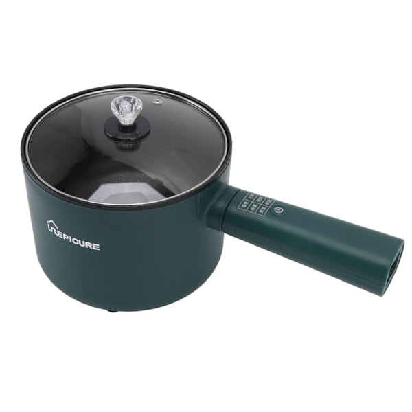 Elektrisk gryta Grön 1,8L Stor kapacitet Non Stick Multifunktionell Mini Electric Hot Pot för sovsal EU 220V