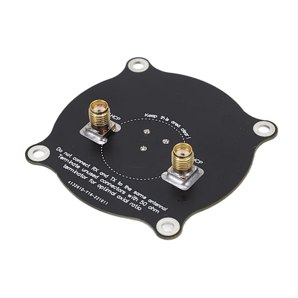 5,8 GHz kolminkertainen patch-antenni 9,4 dBi suuntautuva pyöreäpolarisoitu antenn korkea tarkkuudella FPV-kilpailu-droneille